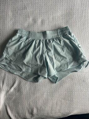 lululemon athletica Light Aqua Athletic Shorts